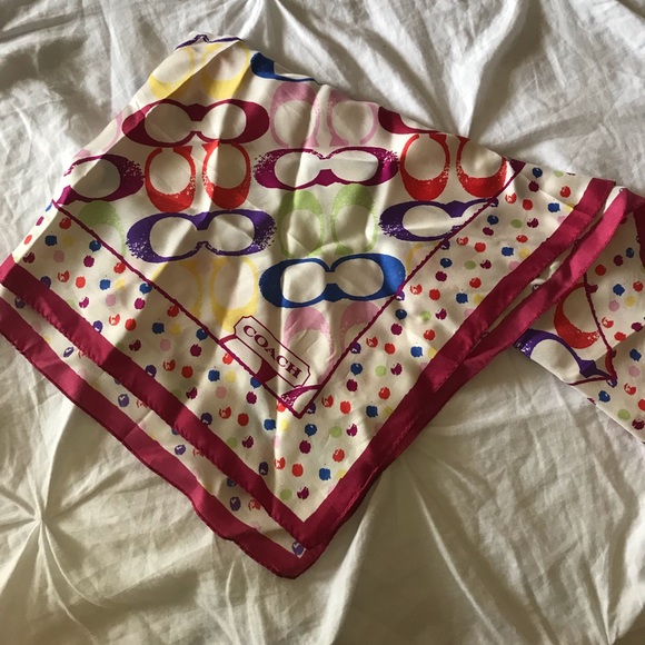 Two coach bag scarves - Picture 2 of 3
